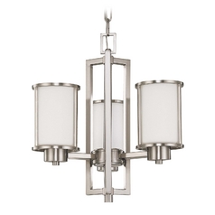 Mini Chandelier in Brushed Nickel by Nuvo Lighting