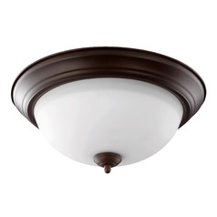Oiled Bronze Flush Mount by Quorum Lighting