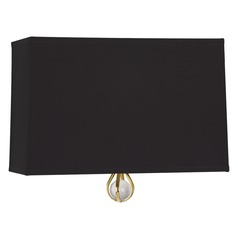 Williamsburg Custis Modern Brass Sconce by Robert Abbey