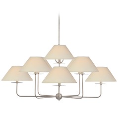 Niermann Weeks Kelley Chandelier in Silver Leaf by Visual Comfort Signature