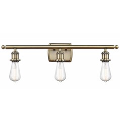 Bare Bulb Antique Brass LED Bathroom Light by Innovations Lighting