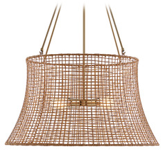 Savoy House Lighting Longleaf Burnished Brass Outdoor Chandelier