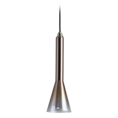Liberty Coffee Ombre LED Pendant in Gunmetal by Oxygen Lighting
