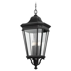 Cotswold Lane Black Outdoor Hanging Light by Generation Lighting