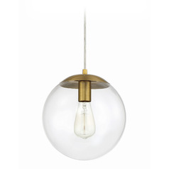 Gaze Satin Brass Mini Pendant by Craftmade Lighting