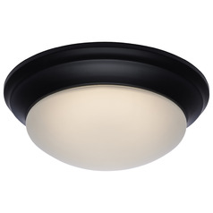 Matte Black LED Flush Mount by Nuvo Lighting