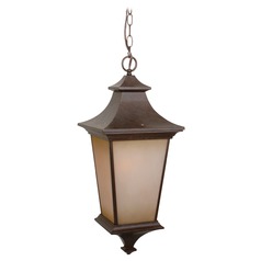 Argent 24-Inch Aged Bronze Textured Outdoor Hanging Light by Craftmade Lighting