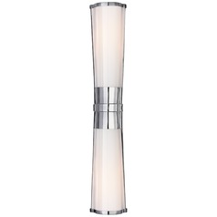 E.F. Chapman Carew Linear Sconce in Polished Nickel by Visual Comfort Signature