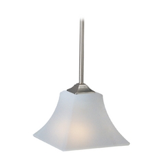 Aurora Satin Nickel Mini Pendant by Maxim Lighting