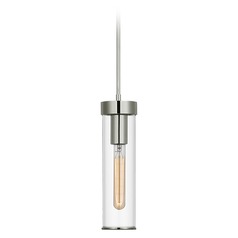 Kelly Wearstler Liaison Pendant in Polished Nickel by Visual Comfort Signature