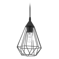 Tarbes Matte Black Mini Pendant by Eglo Lighting
