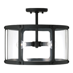 Brennen Dual Mount Pendant in Matte Black by Capital Lighting