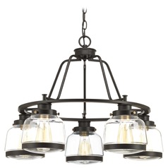 Judson Antique Bronze 5-Light Chandelier by Progress Lighting