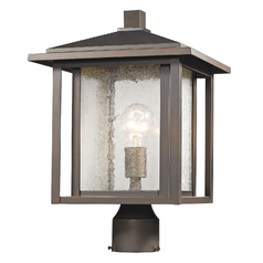 Aspen Oil Rubbed Bronze Post Light by Z-Lite
