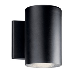 7-Inch LED Cylinder Outdoor Light in Textured Black 3000K by Kichler Lighting