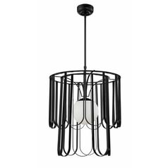 Melody 25-Inch Pendant in Flat Black by Craftmade Lighting