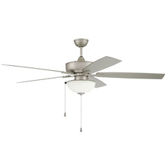 Outdoor Super Pro 211 60-Inch Fan in Nickel by Craftmade Lighting