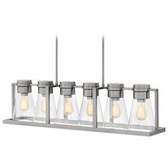 Refinery 6-Light Brushed Nickel Chandelier by Hinkley Lighting