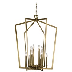 Abbotswell 12-Light Natural Brass Pendant by Kichler Lighting