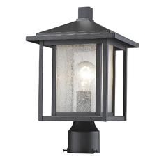 Aspen Black Post Light by Z-Lite