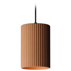 Souffle Terra Cotta LED Mini Pendant by ET2 Lighting