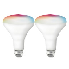 9.5W BR30 LED RGB & Tunable White Starfish IOT 120V 800 Lumens 2-Pack Dimmable by Satco Lighting