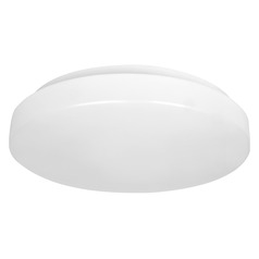 16W 11-Inch Acrylic Flush Mount 3CCT Selectable Triac Dimmable by Satco Lighting