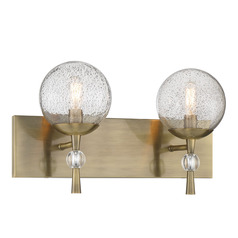 Populuxe Oxidized Aged Brass Bathroom Light by Minka Lavery