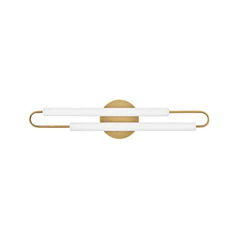 Eos 25-Inch LED Bath Light in Lacquered Brass by Hinkley Lighting