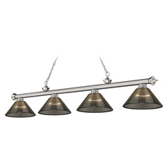 Cordon Brushed Nickel Billiard Light by Z-Lite