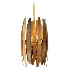 Manitou Ardor Gold Pendant by Metropolitan Lighting