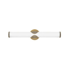 Femi 22-Inch LED Vanity Light in Lacquered Brass by Hinkley Lighting