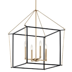 Eisley Pendant in Champagne Bronze & Black by Kichler Lighting