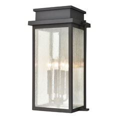 Elk Lighting Braddock Architectural Bronze Outdoor Wall Light