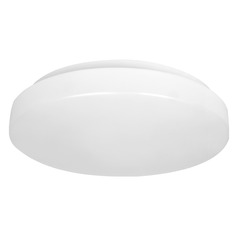 16.5W 11-Inch Acrylic Flush Mount CCT Selectable Non-Dimmable by Satco Lighting