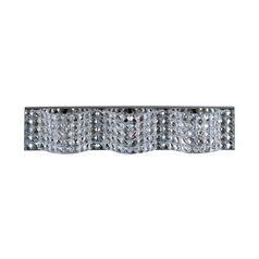 Wave Bathroom Light in Polished Chrome by ET2 Lighting