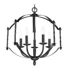 Greyson Black Chandelier by Progress Lighting