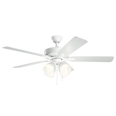 Basics Pro Premier 52-Inch White LED Fan 2700K by Kichler Lighting