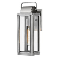 Sag Harbor 16.25-Inch Antique Brushed Aluminum LED Outdoor Wall Light by Hinkley Lighting
