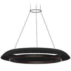 Visual Comfort Modern Collection Noa Bronze & Washed Black LED Pendant Light
