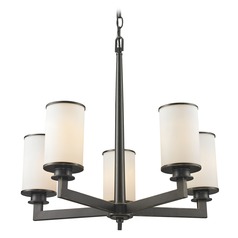 Savannah Olde Bronze Chandelier by Z-Lite