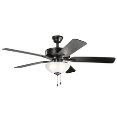 Basics Pro Select 52-Inch Satin Black LED Fan 2700K by Kichler Lighting