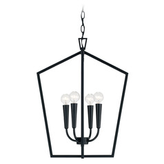 Holden 4-Light Pendant in Matte Black by Capital Lighting