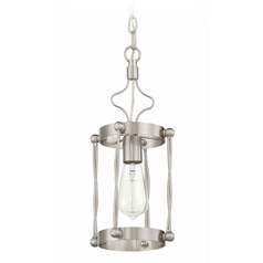 Jolenne Brushed Polished Nickel Mini Pendant by Craftmade Lighting