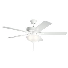 Basics Pro Select 52-Inch White LED Fan 2700K by Kichler Lighting