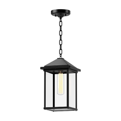 Alora Lighting Larchmont Textured Black Outdoor Hanging Light