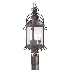 Pamplona 26.75-Inch Outdoor Post Light in Old Bronze by Troy Lighting