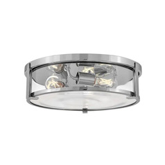 Lowell 3-Light Chrome Flush Mount by Hinkley Lighting