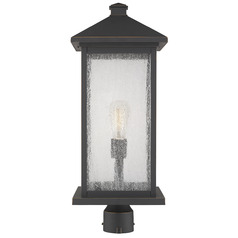 Portland Oil Rubbed Bronze Post Light by Z-Lite