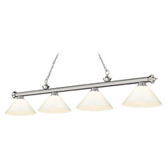 Cordon Brushed Nickel Billiard Light by Z-Lite